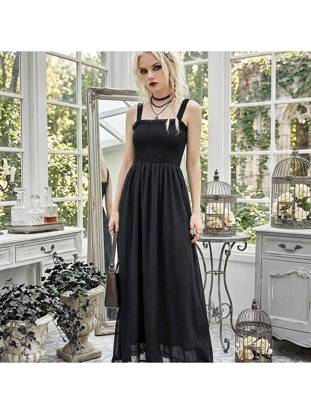 The Drop Women's Black Dress